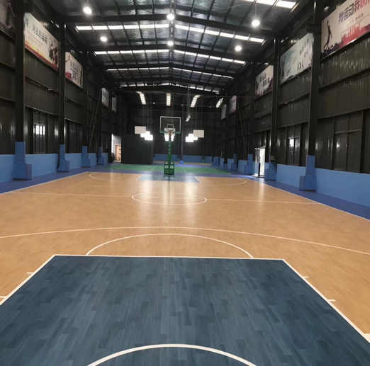 运动地板厂家推荐-篮球场地运动塑胶地板